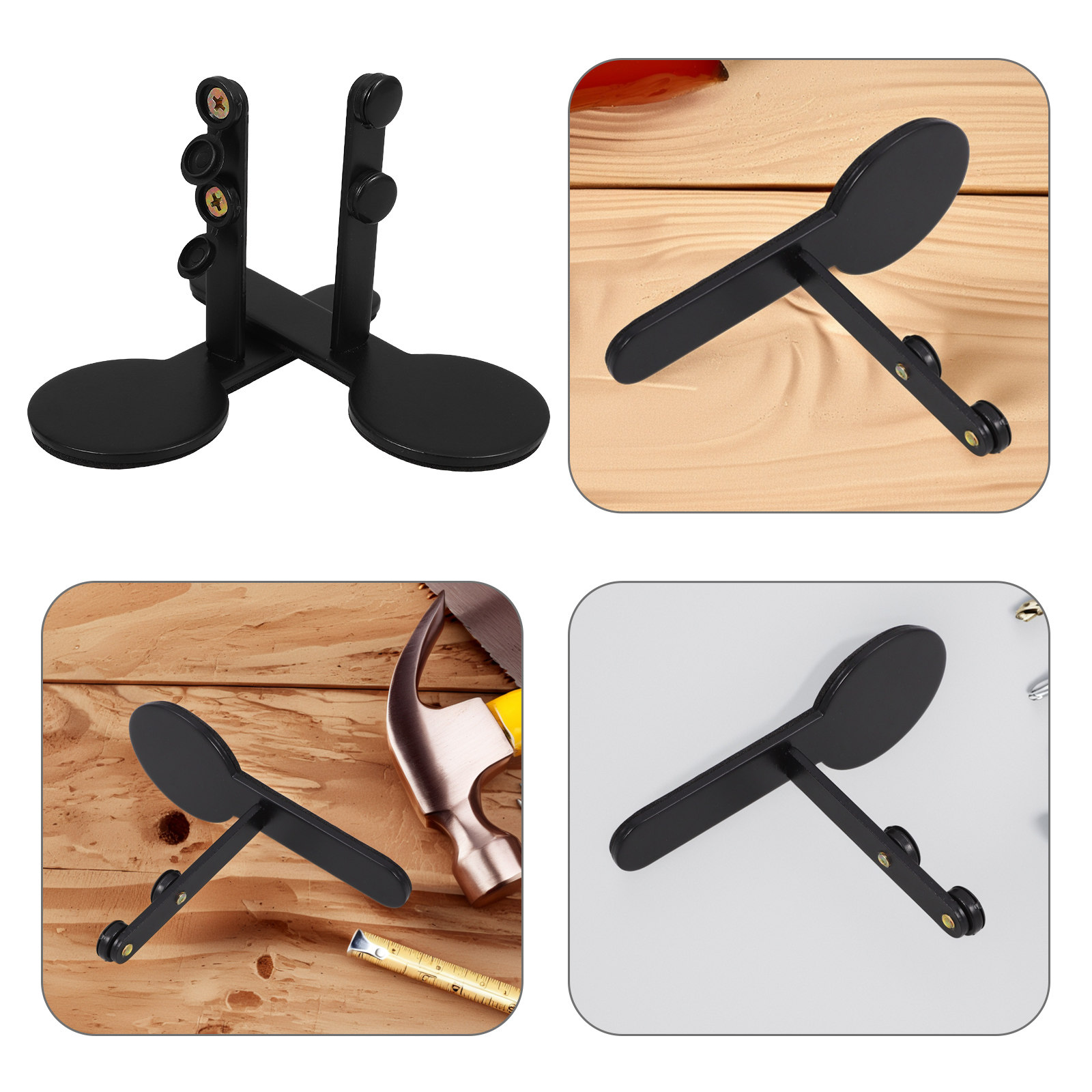 Desk Setup Organizer - 1 paar metalen pegboard beugelsets voor