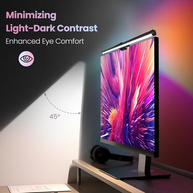 Desk Setup Rgb - Monitorlichtbalk LED-computerscherm Hanglampen RGB-sfeer Tafellamp Traploos