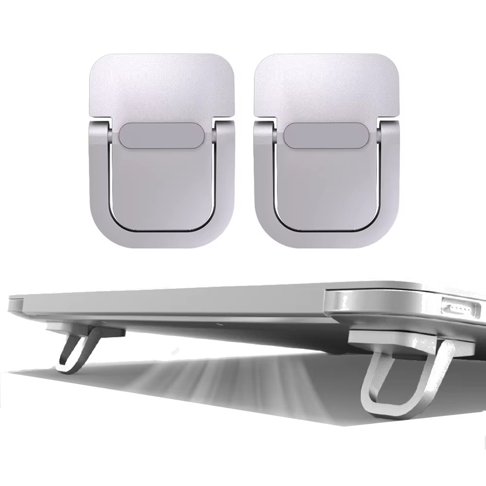 Desk Setup Macbook - 2 stuks toetsenbordstandaards, mini-laptopstandaard voor bureau,