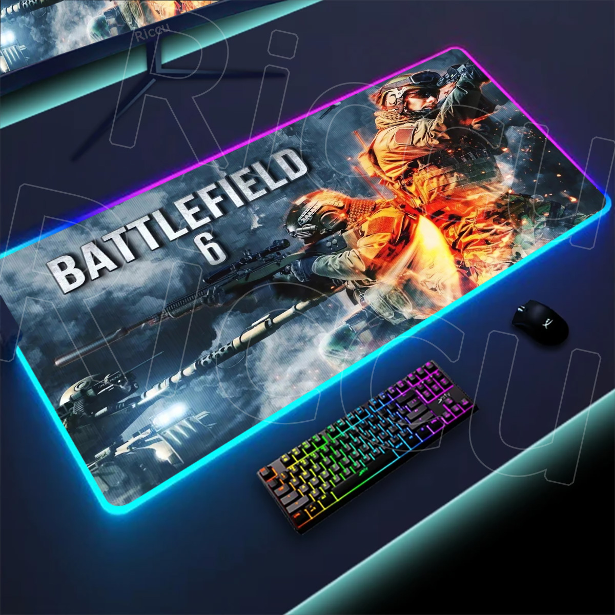 Desk Setup Rgb - Nieuwe Gamer Rgb Bureaumat Back Light