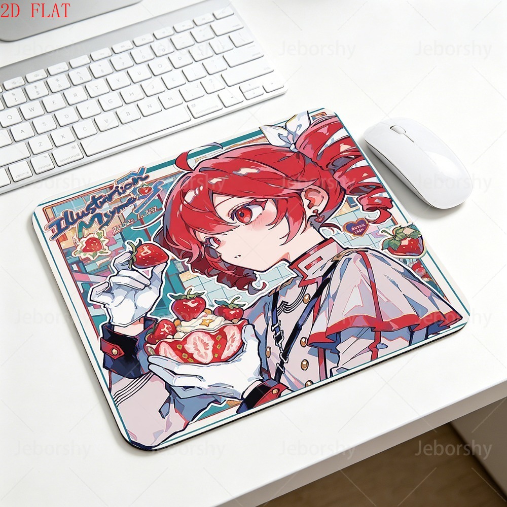Desk Setup Red - Kasane Teto UTAU Anime muismat, schattig