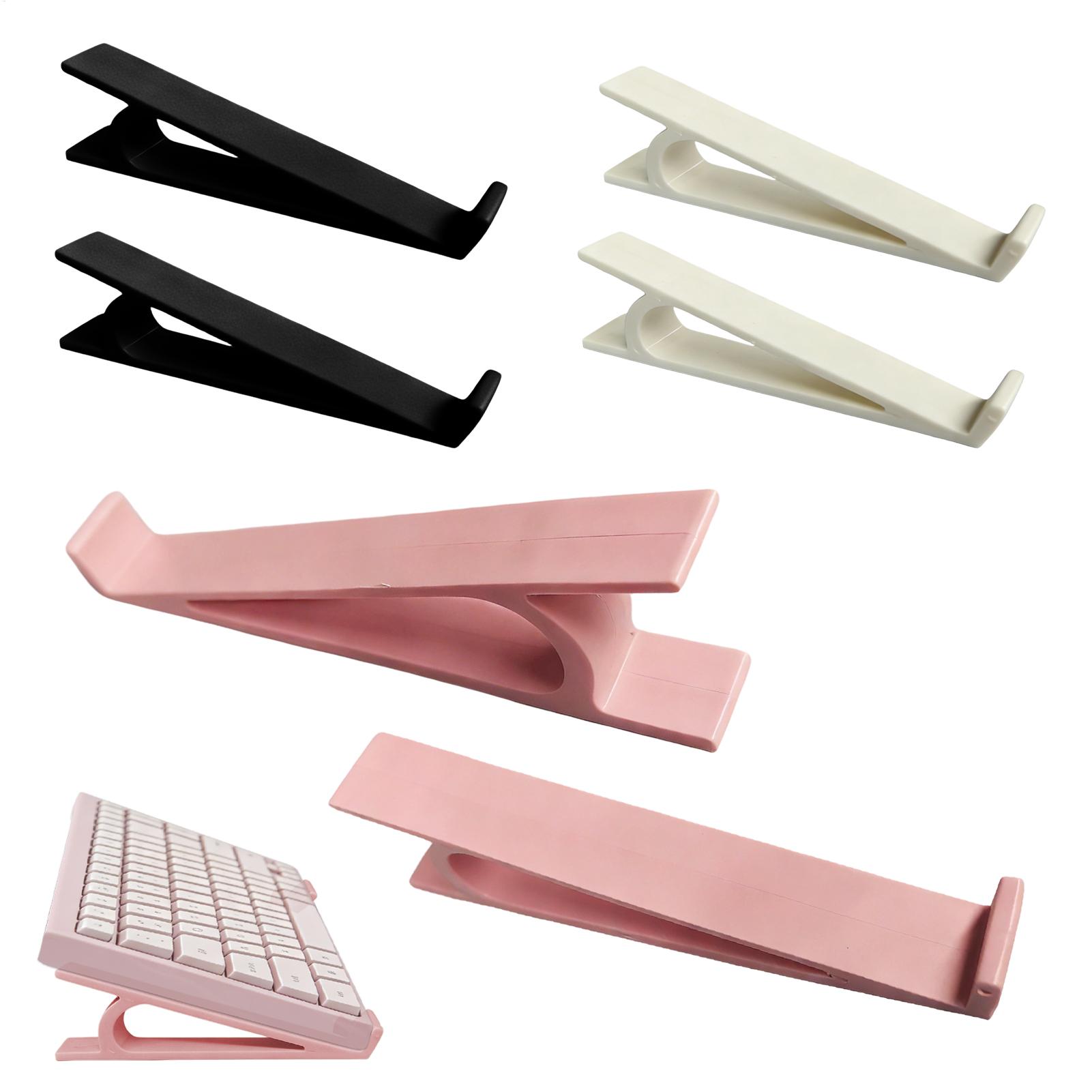 Desk Setup Riser - Universele toetsenbordverhogerstandaard 2 stuks/paar Ergonomische antislip