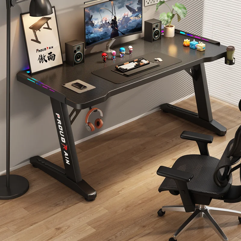 Desk Setup With Laptop And Monitor - Gamingconsole Computerbureaus Pc-setup Notebook Koffie Muismat