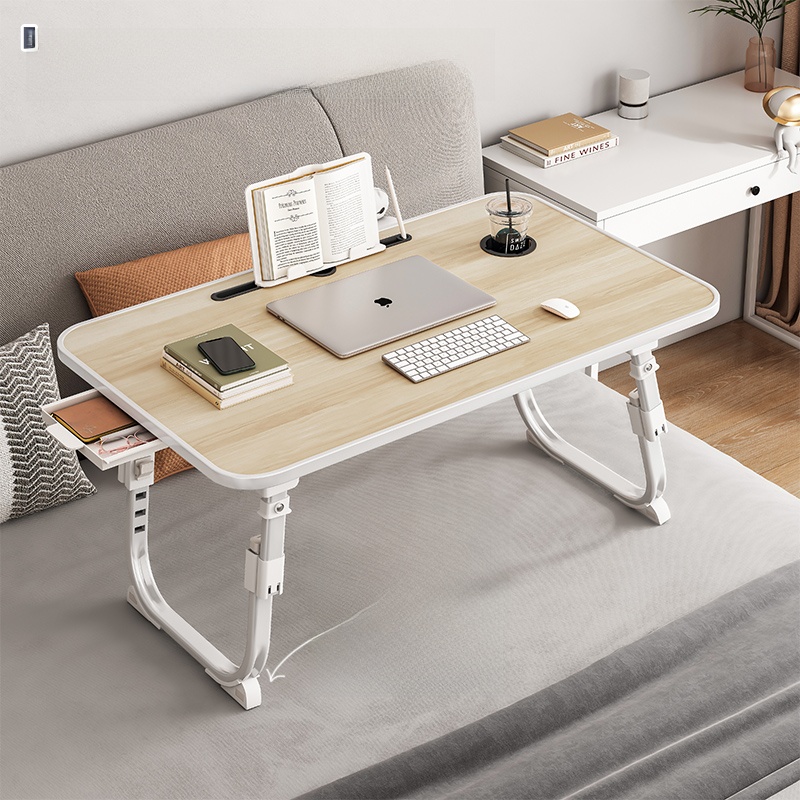 Desk Setup Organizer - Verhoogbaar bedbureau Laptop schrijftafel Studentenslaapzaal Bovenbed
