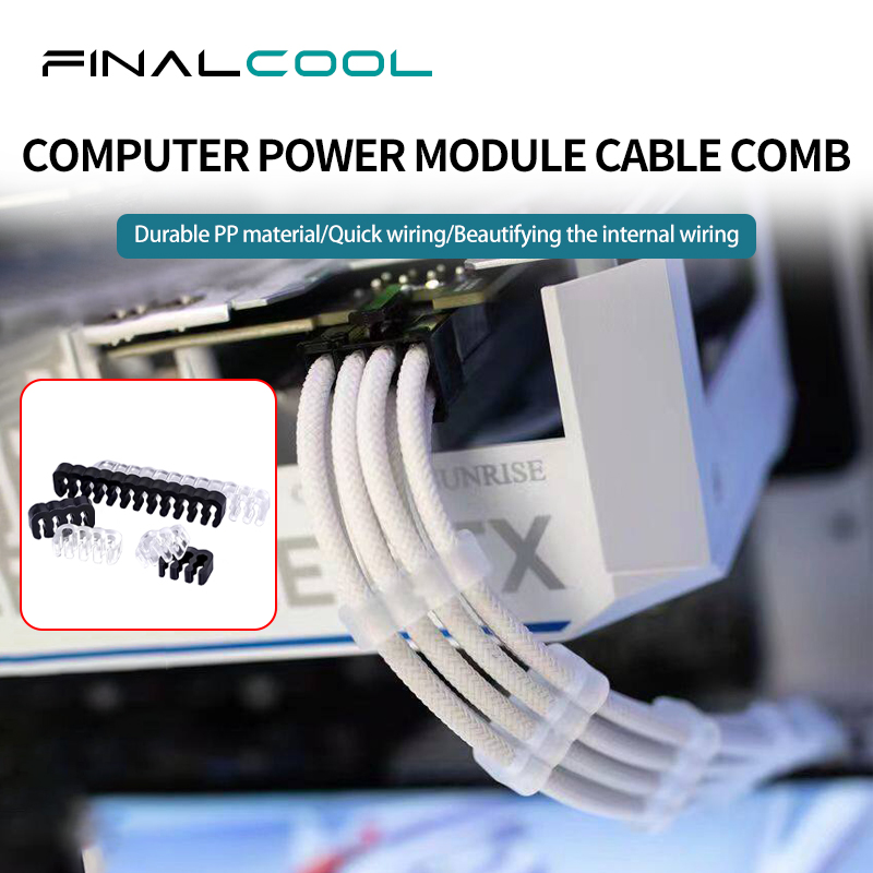 Desk Setup Organizer - FinalCool LXQ-36 24Pin 16Pin 8Pin Draadorganizer