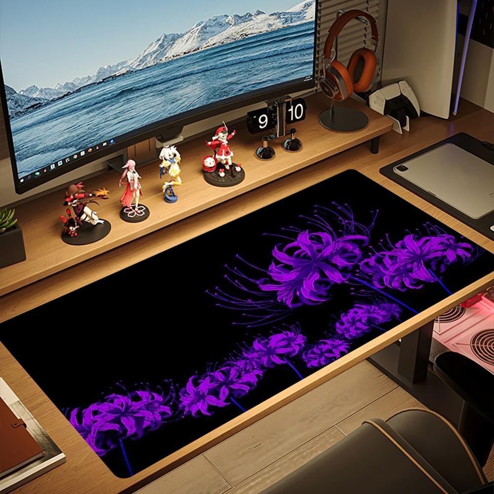 XXL muismat Gothic Lycoris Rad - Desk Setup Red recensie en prijs