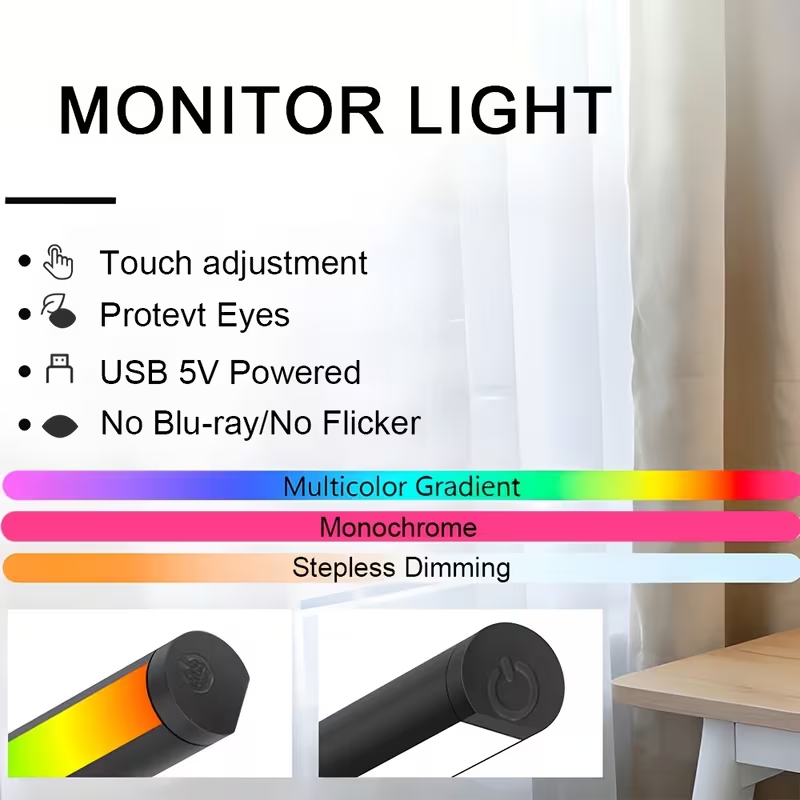 Monitorlichtbalk LED-computers - Desk Setup Rgb recensie en prijs