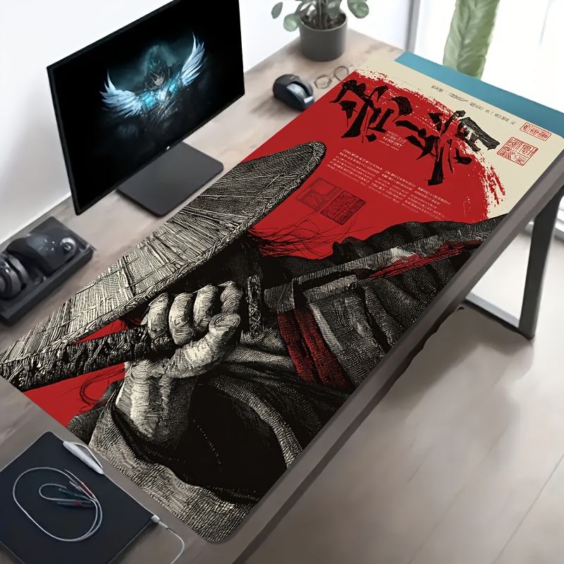 XXL Rood Zwart Samurai Warrior - Desk Setup Red recensie en prijs