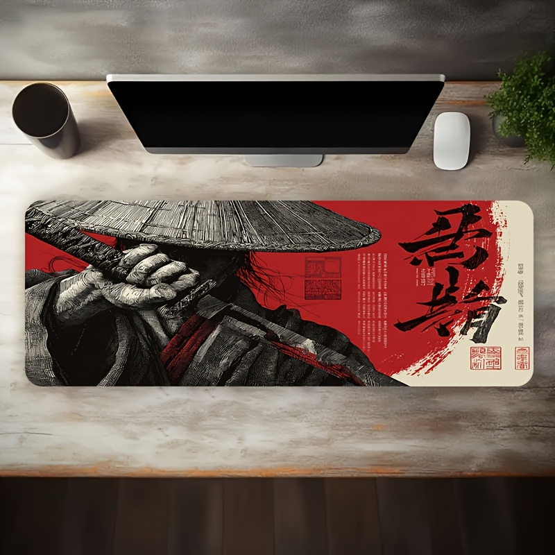 XXL Rood Zwart Samurai Warrior - Desk Setup Red recensie en prijs