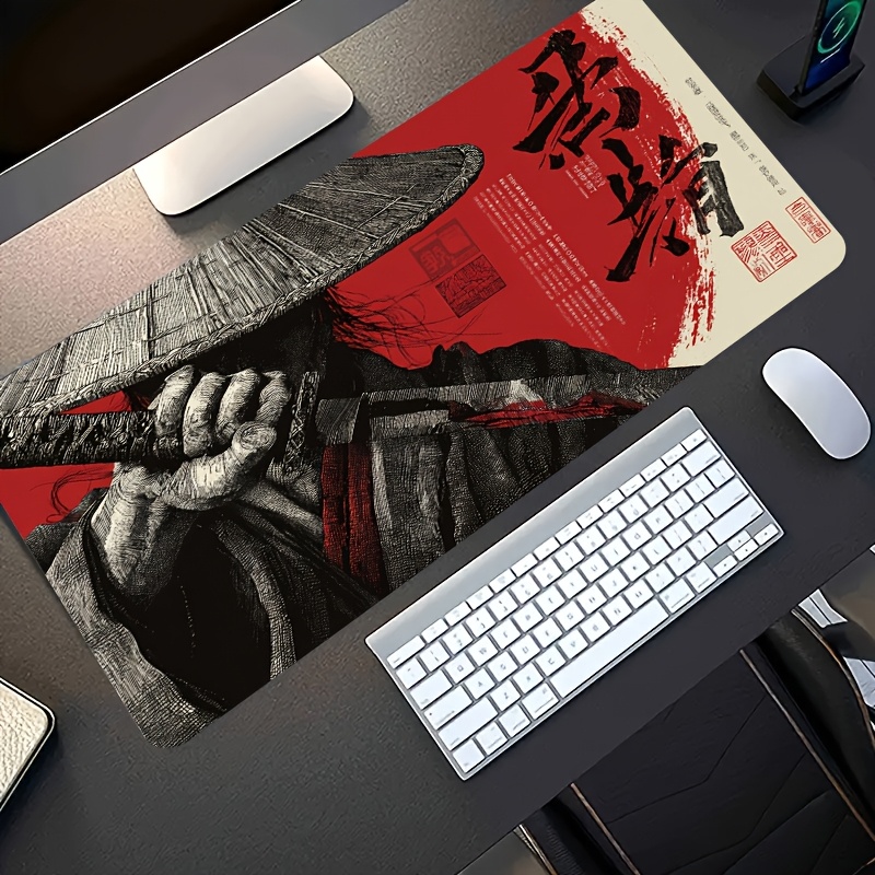XXL Rood Zwart Samurai Warrior - Desk Setup Red recensie en prijs