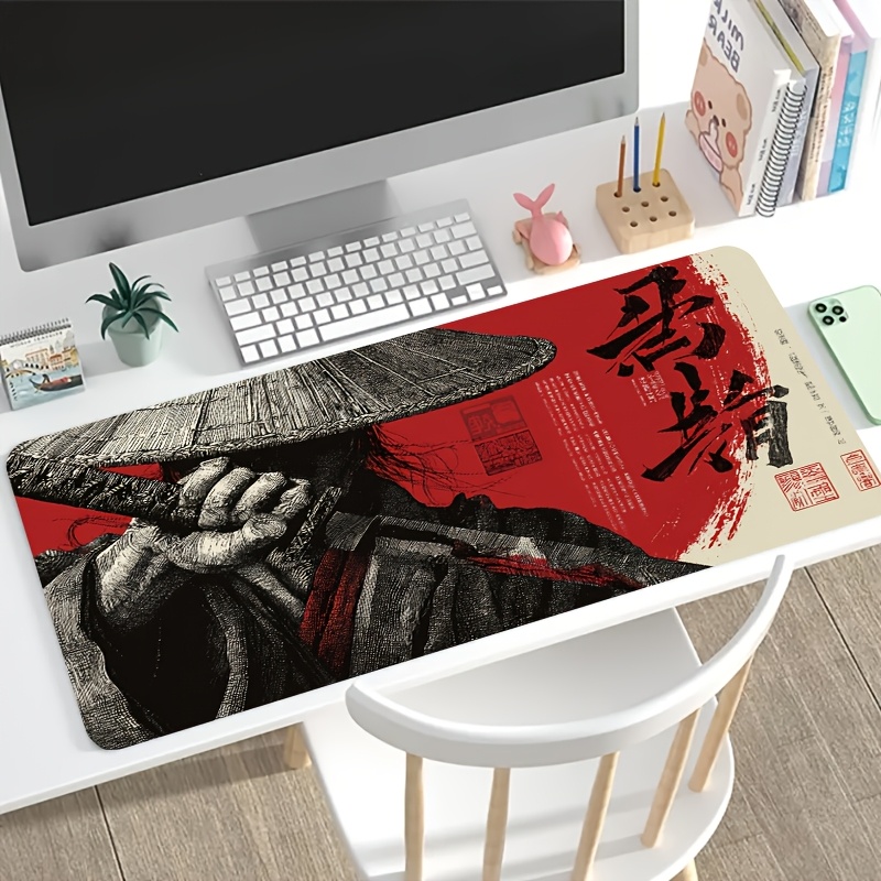 XXL Rood Zwart Samurai Warrior - Desk Setup Red recensie en prijs