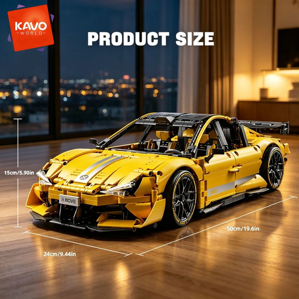 KAVOWORLD 2143-delige gele 1:1 - Desk Setup Diy recensie en prijs