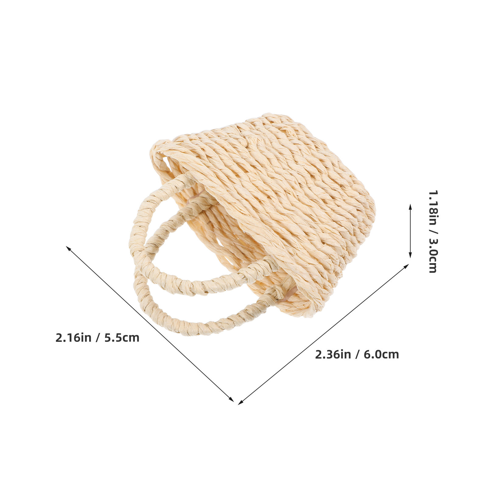 2 stuks mini raffia handvatman - Desk Setup Diy recensie en prijs