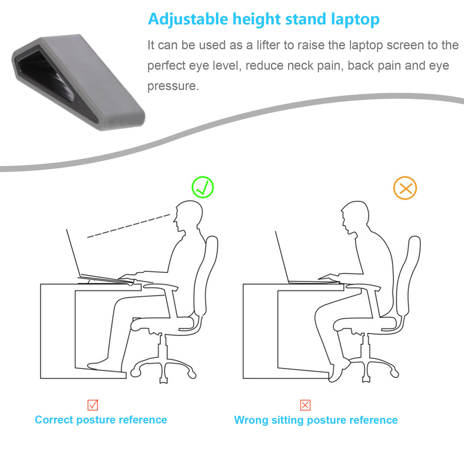 2-delige laptopstandaard, note - Desk Setup Riser recensie en prijs