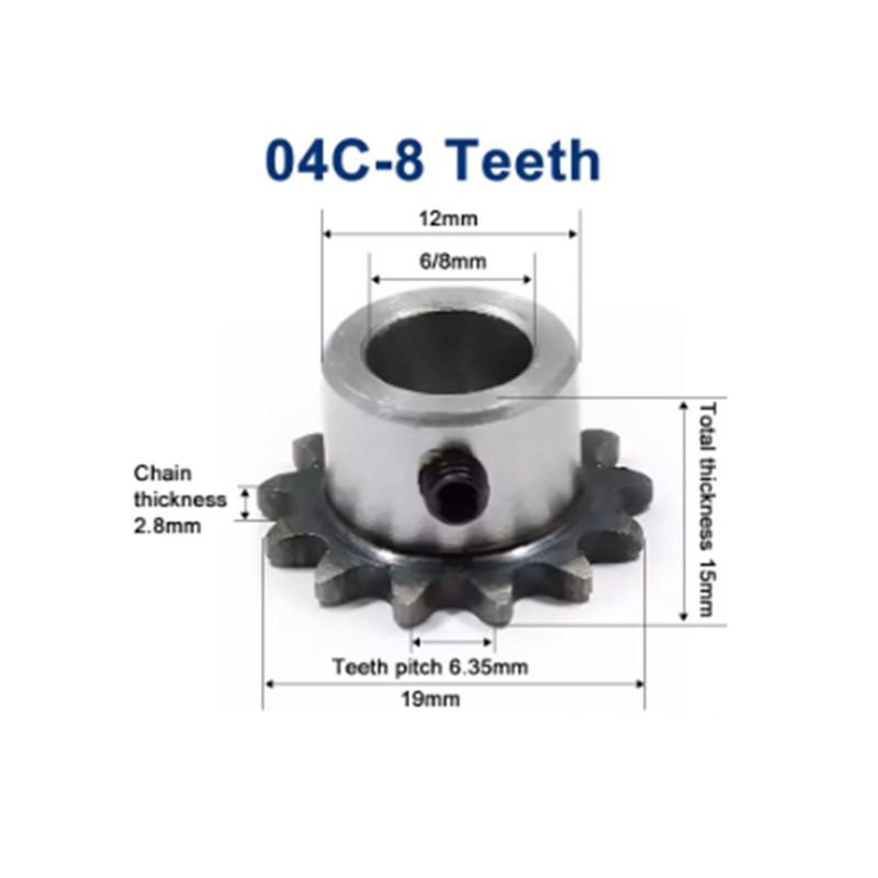 04C 8T Tandwiel 6/8mm boring 4 - Desk Setup Gear recensie en prijs