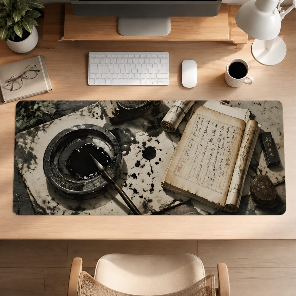 Retro Chinese kalligrafie, ant - Desk Setup Simple recensie en prijs