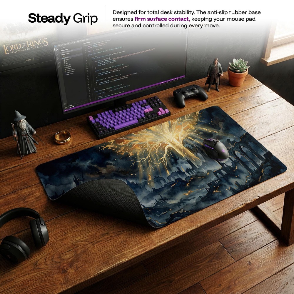 Bureaumat, Dark Fantasy muisma - Desk Setup Simple recensie en prijs