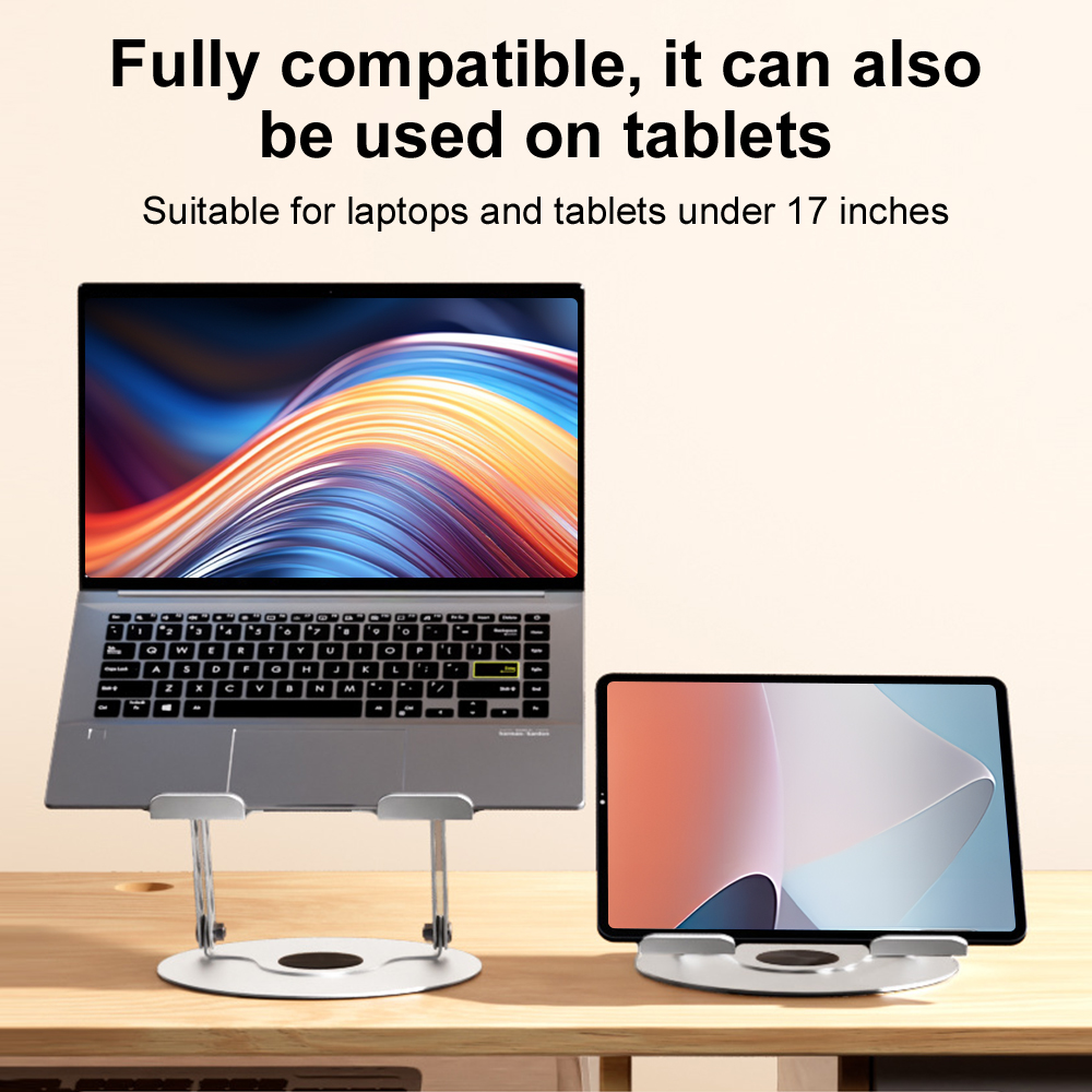360 °   Roterende laptopstanda - Desk Setup Riser recensie en prijs
