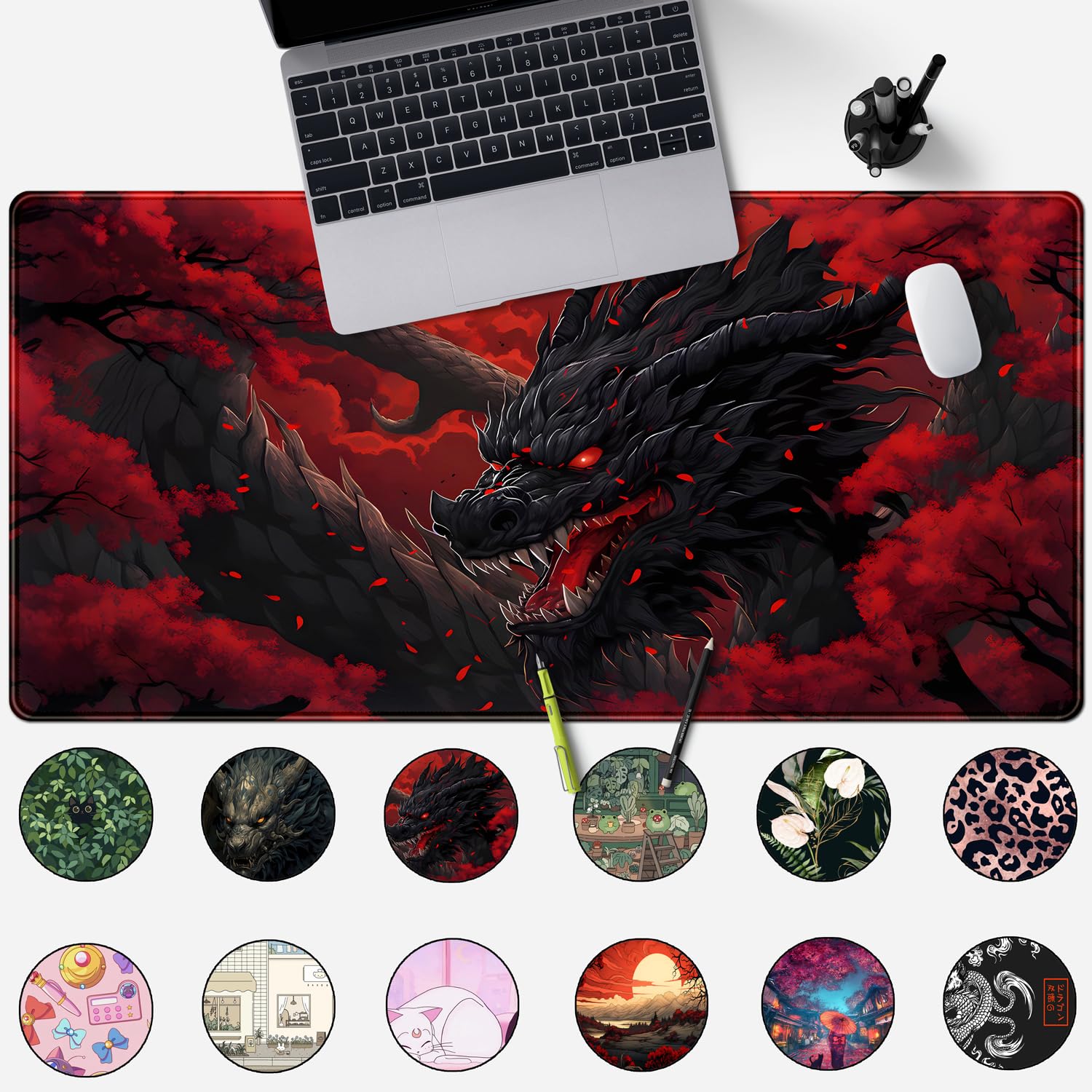 Enorme Draak Grote Muismat Coo - Desk Setup Red recensie en prijs
