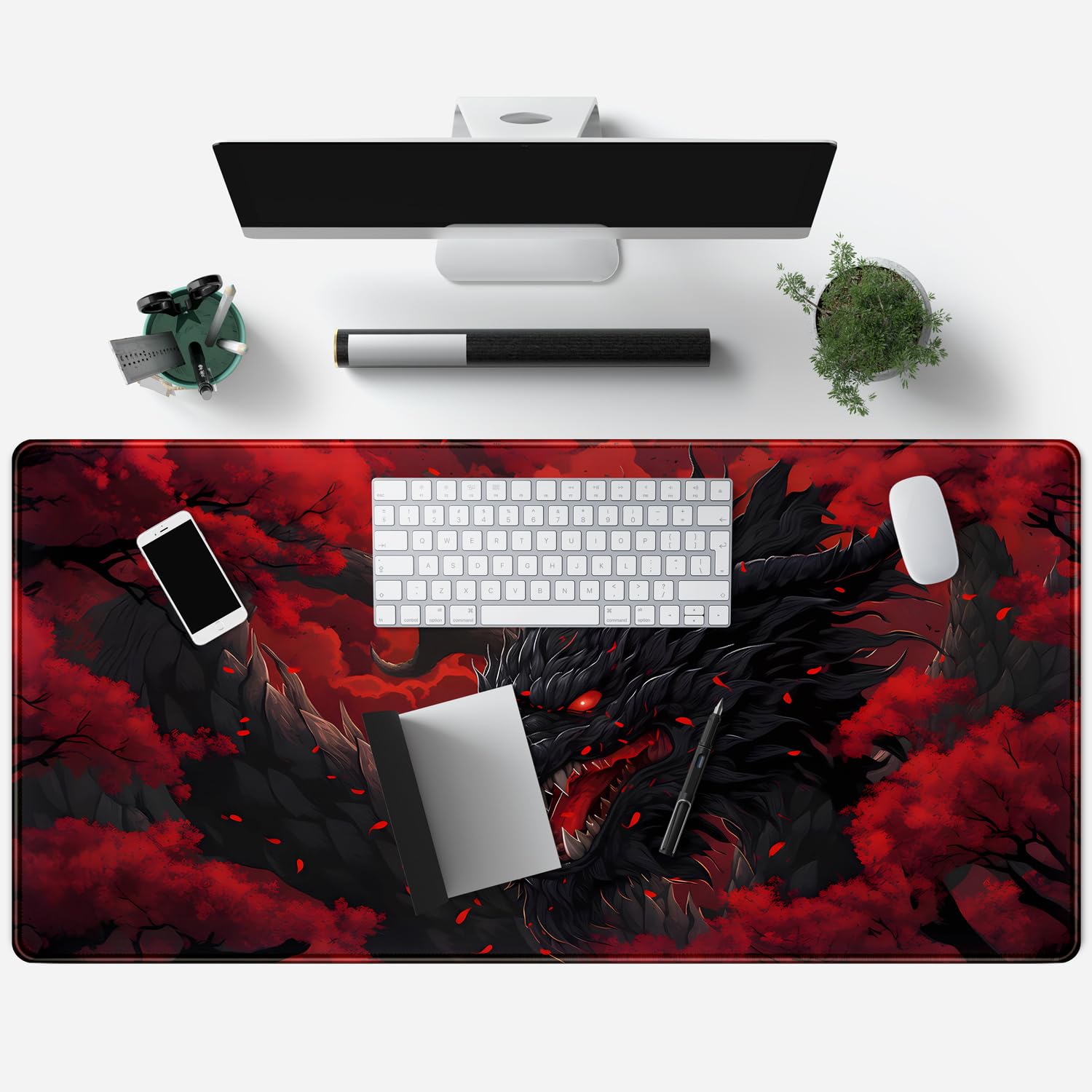 Enorme Draak Grote Muismat Coo - Desk Setup Red recensie en prijs