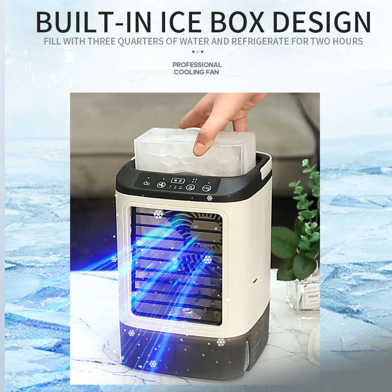 Draagbare USB mini airconditio - Desk Setup Gear recensie en prijs