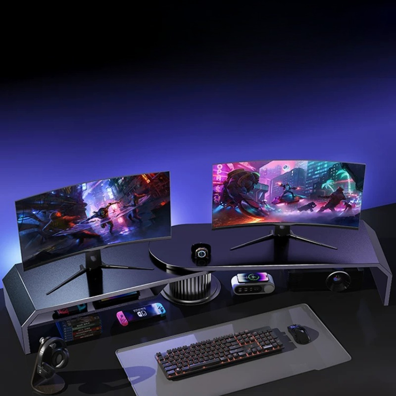 Gaming Dubbele Monitorstandaar - Desk Setup With Laptop And Monitor recensie en prijs