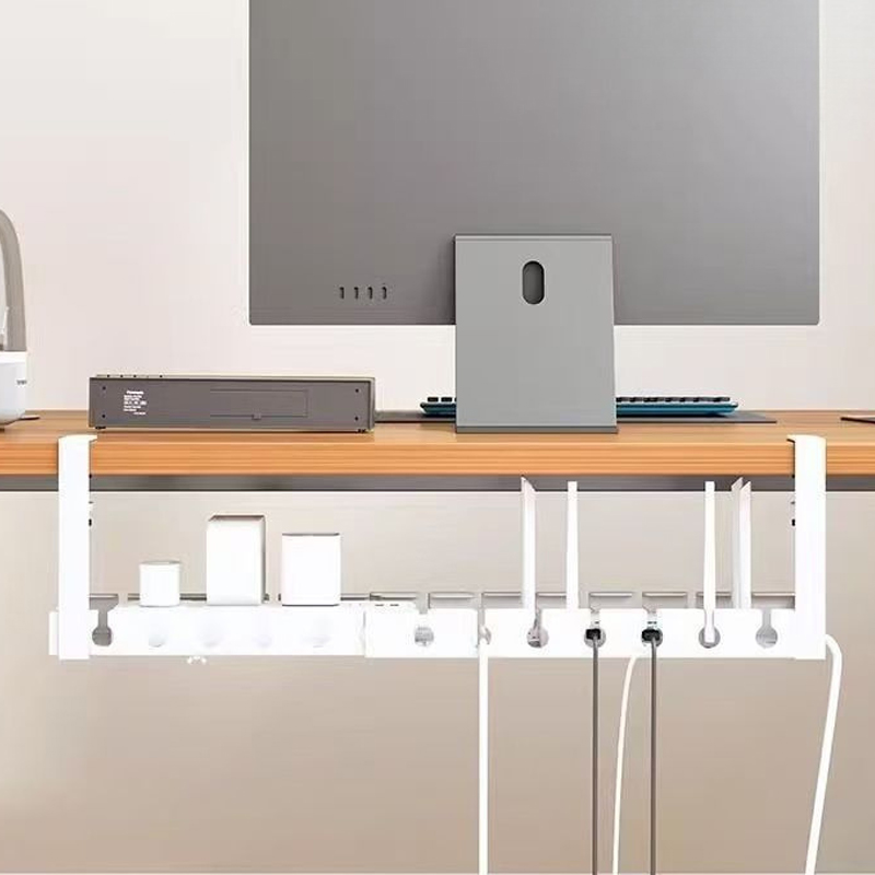 Kabelorganizer onder de tafel  - Desk Setup Organizer recensie en prijs