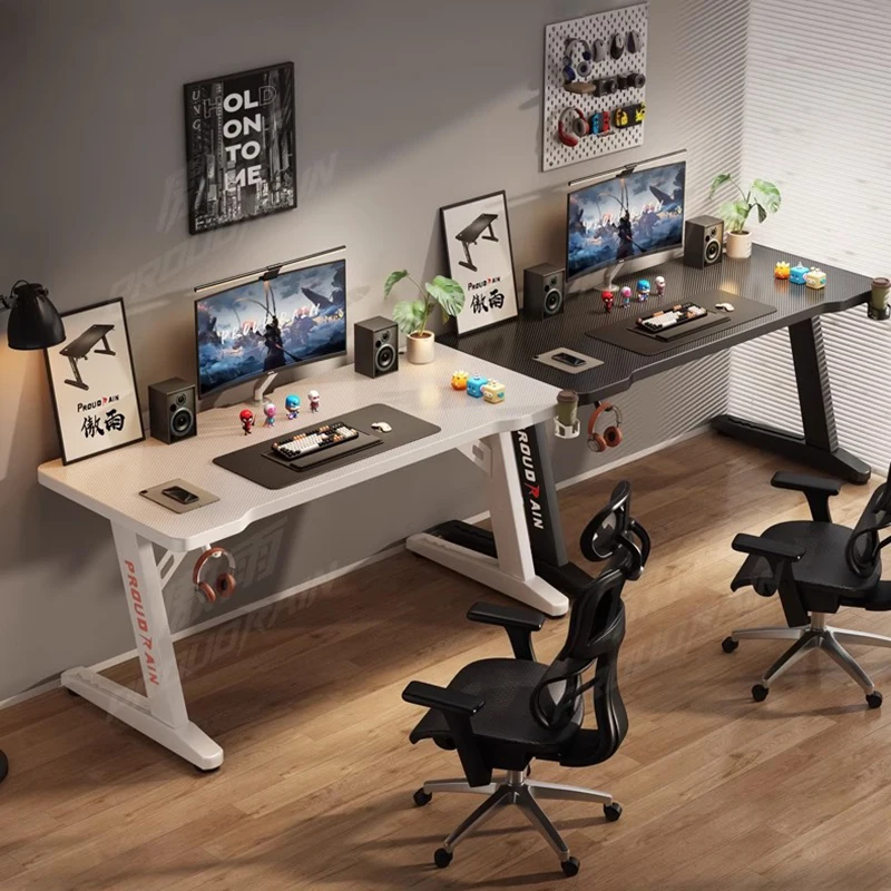 Gamingconsole Computerbureaus  - Desk Setup With Laptop And Monitor recensie en prijs