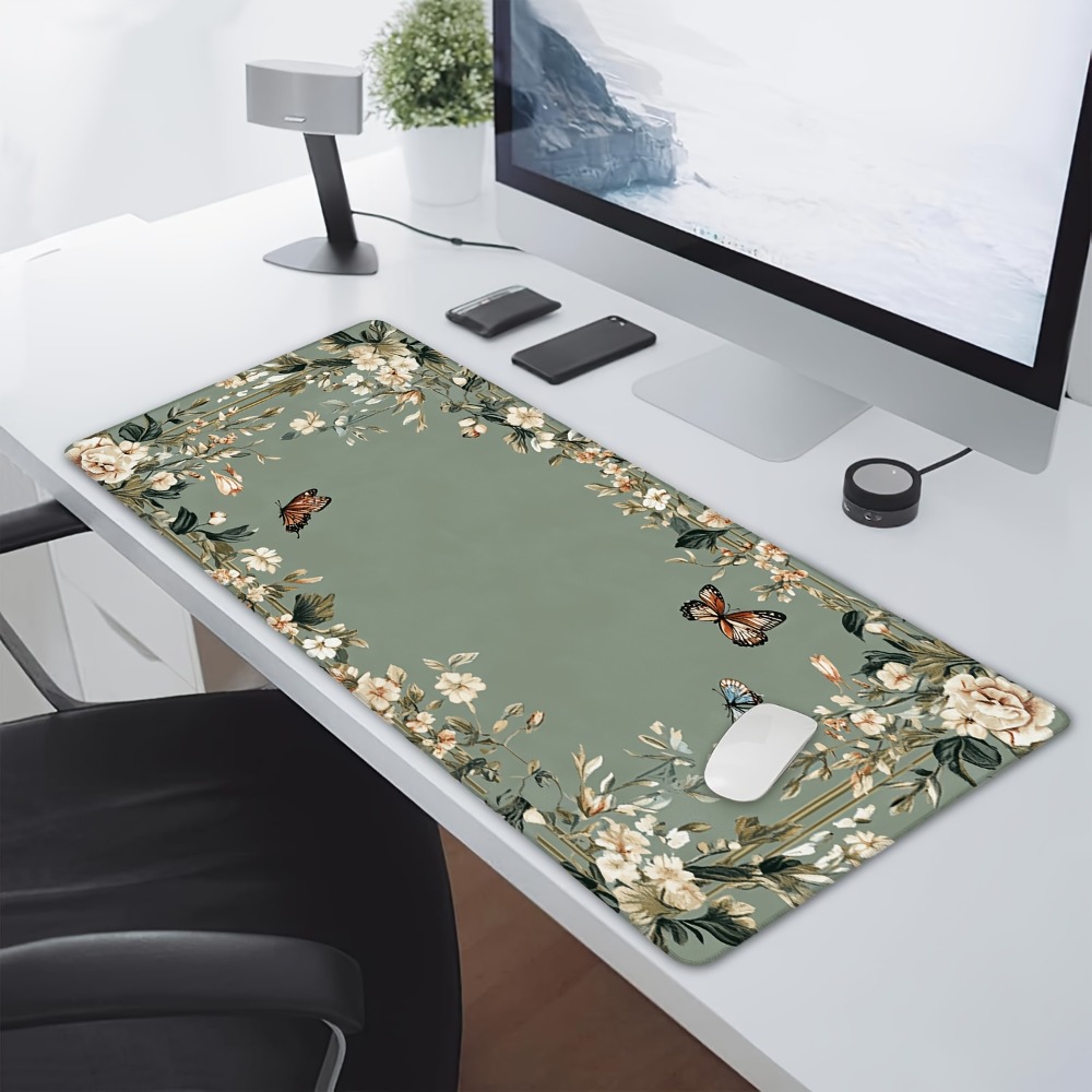 Plantentafelmat met vlinderpat - Desk Setup Simple recensie en prijs