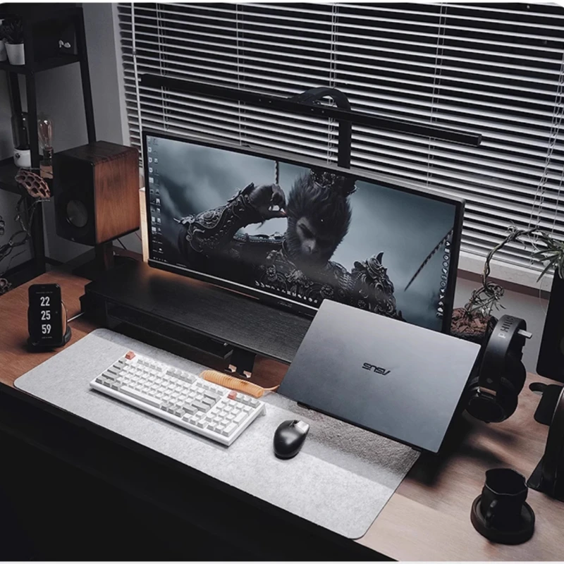 Modulaire monitorstandaard van - Desk Setup With Laptop And Monitor recensie en prijs