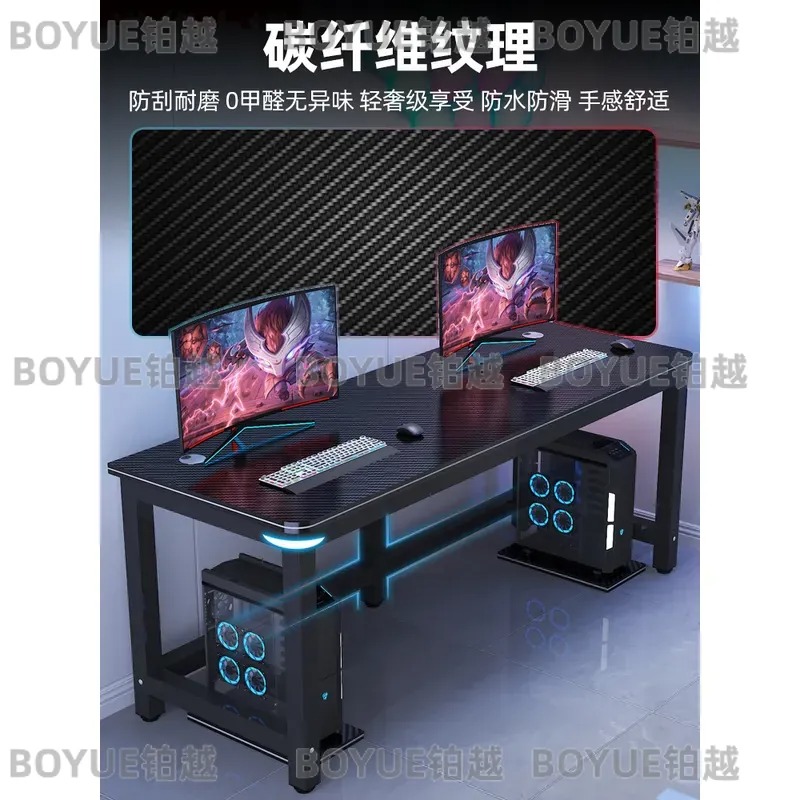 Koolstofvezel gamingbureau, ee - Desk Setup Simple recensie en prijs