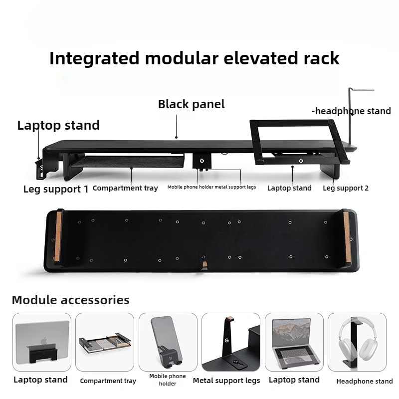 Modulaire monitorverhoger Ergo - Desk Setup With Laptop And Monitor recensie en prijs