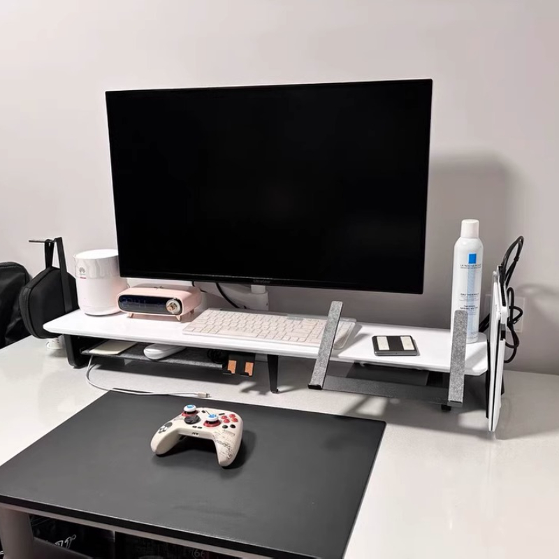 Modulaire monitorverhoger Ergo - Desk Setup With Laptop And Monitor recensie en prijs