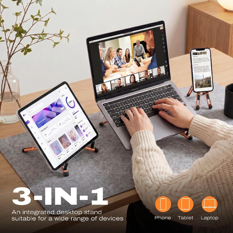3-in-1 Magnetische Opvouwbare  - Desk Setup Riser recensie en prijs