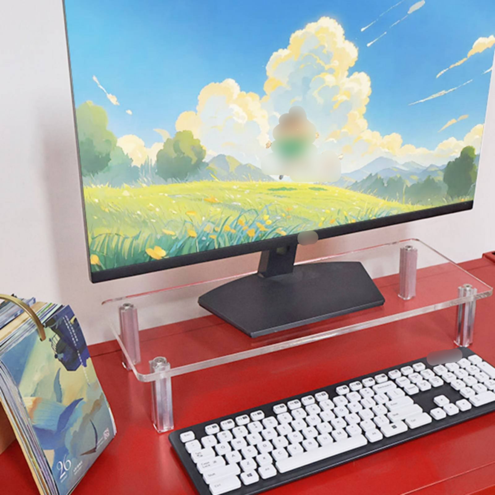 Acryl monitorstandaard, makkel - Desk Setup Organizer recensie en prijs