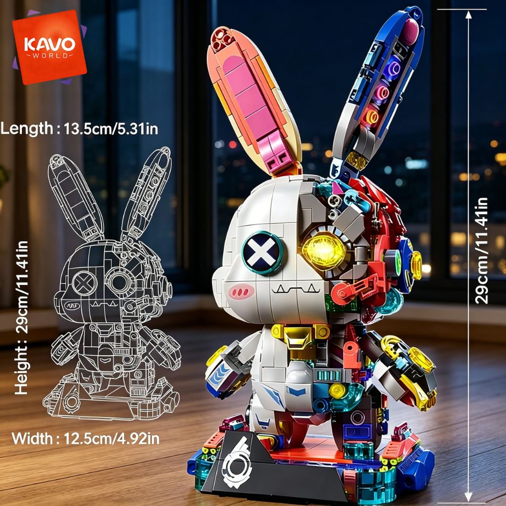 KAVOWORLD 1377-delige Robot Ko - Desk Setup Diy recensie en prijs