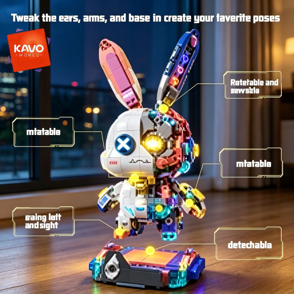 KAVOWORLD 1377-delige Robot Ko - Desk Setup Diy recensie en prijs