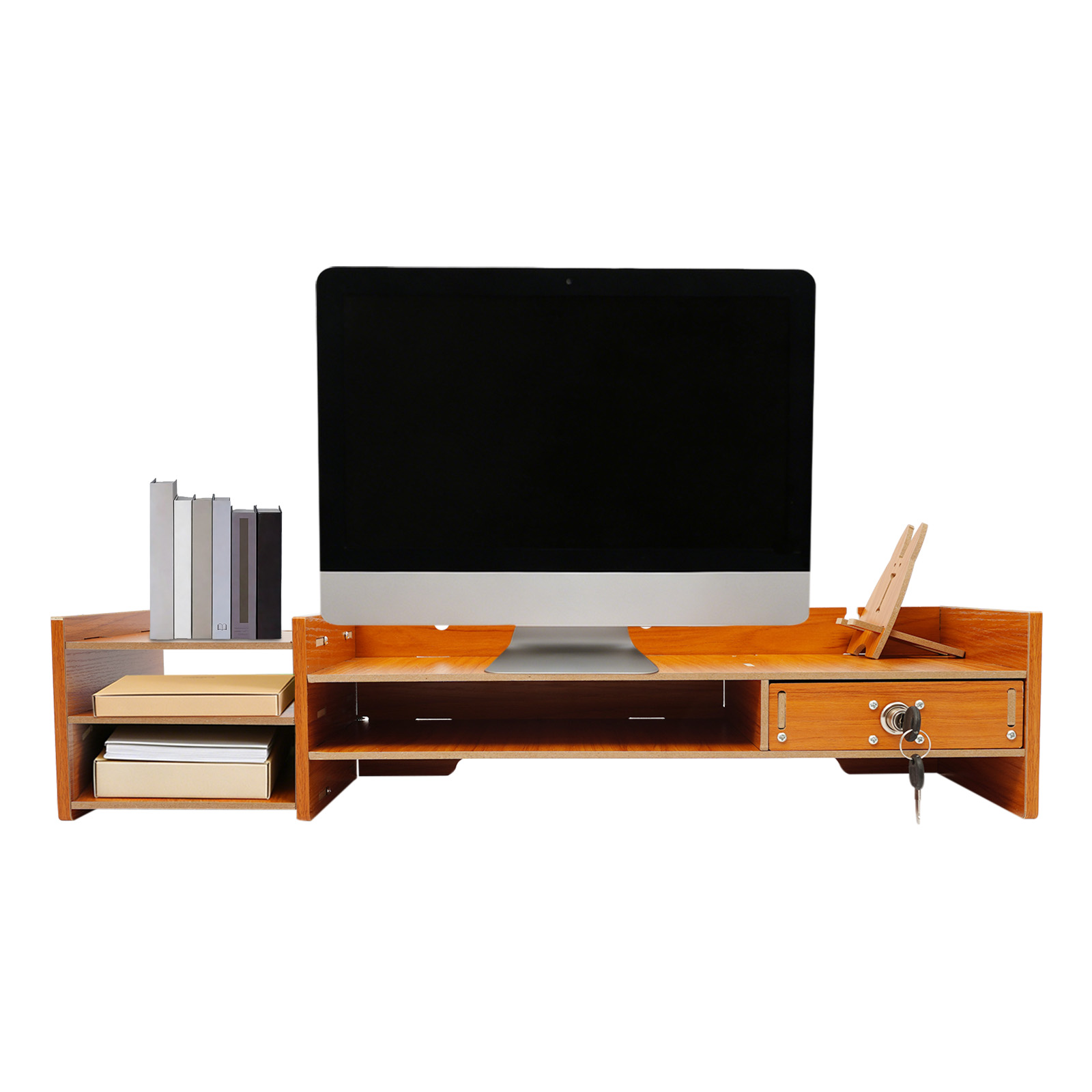 Ergonomische MDF monitorstanda - Desk Setup Riser recensie en prijs