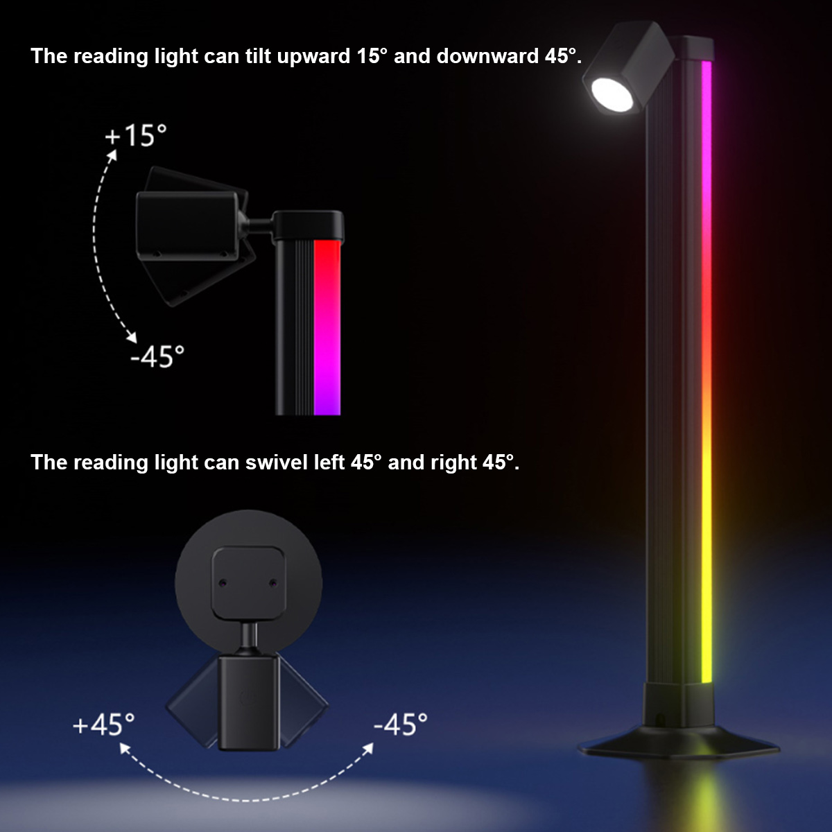 Slimme LED RGB lichtbalk met m - Desk Setup Rgb recensie en prijs