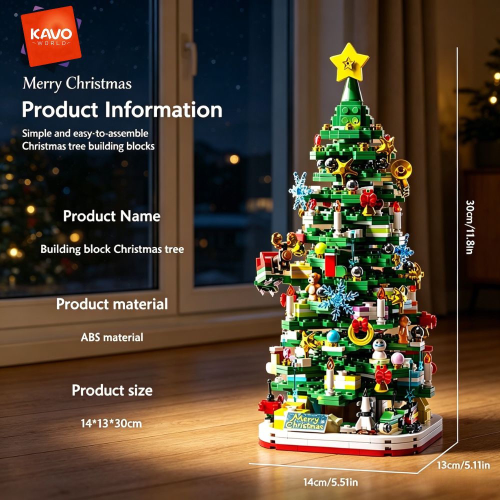 KAVOWORLD 1024-delige Kerstboo - Desk Setup Ideas Office recensie en prijs